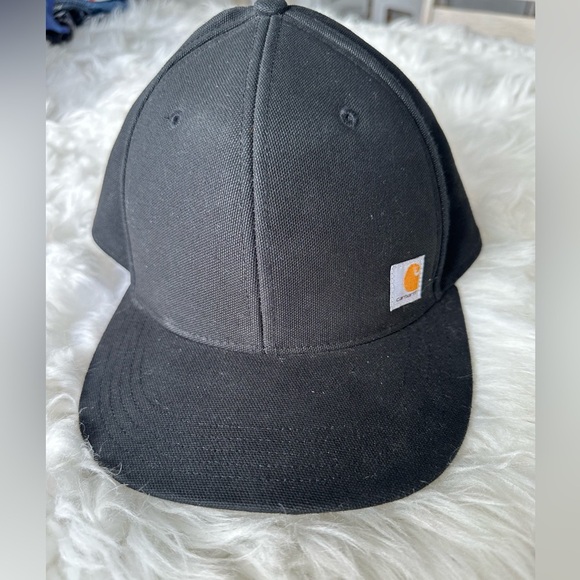 Carhartt men’s flat rimmed black hat - Picture 3 of 9